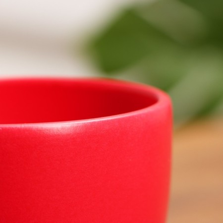 Flower pot "Color Gam" red, 0.6 liters-2