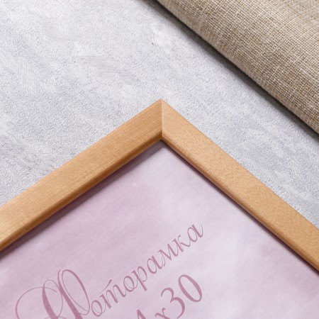 Photo frame pine С24 oak 24x30 cm (plastic screen)-2