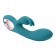 Rabbit Oka Vibrator, clitoris stimulator, G, 10 modes, 22 x 4 cm, emerald 1061344