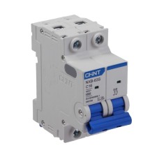 Automatic circuit breaker Chint NXB-63S, 2P, from 16 A, 4.5 ka