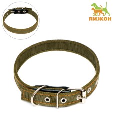 The collar of a canvas two-layer, 54 x 2.5 cm, Osh 35-45 cm, khaki