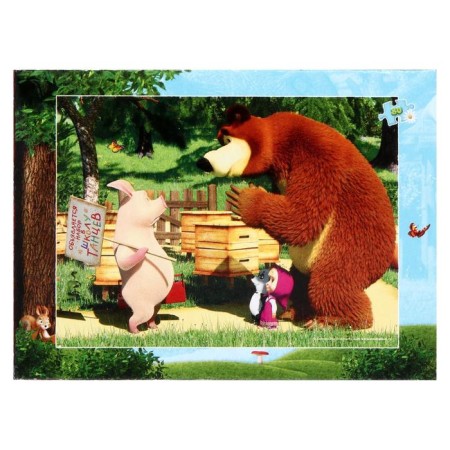 Puzzle "Masha and the Bear - 2", 80 elements, mix-11