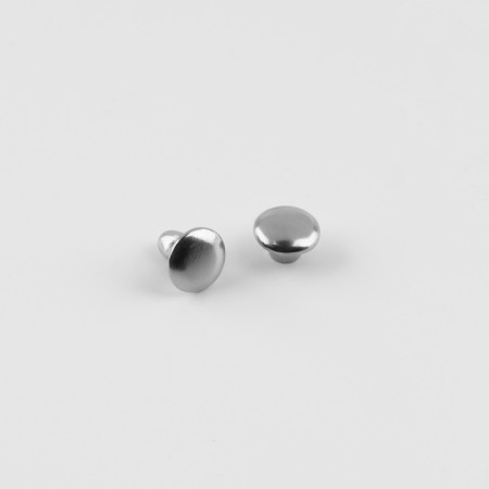 Holnite-boner, bilateral, d = 6 × 6 mm, silver color, price for 1 piece-1