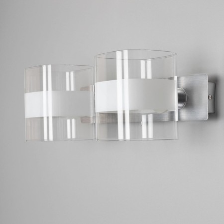Sconces Citilux "Virta" CL139320, 32x10 cm, 2x60W, E14, color gray color-6