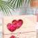 Soap roses, fuchsia, set of 10 pcs.