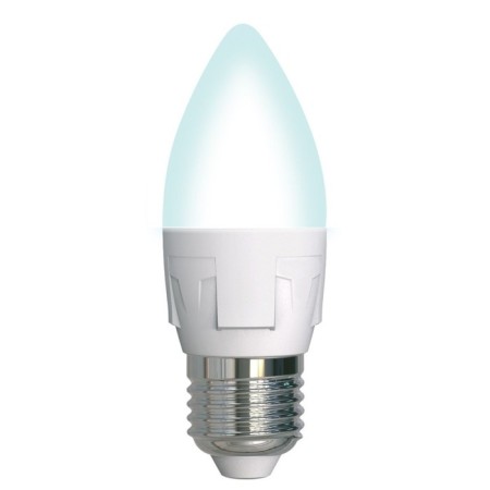 LED LED Uniel, E27, 7 W, 4000K, white glow