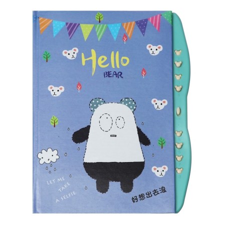 Notebook Gift Book on the castle, A6+, 48 sheets, line "Funny animals", mix-2