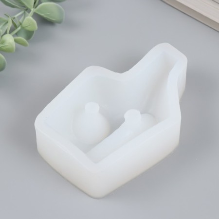Mold Silicon "Agameda" 3.7x7.4x11 cm-2