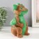 Figure "Dragon" 18x10x10 cm, green-brown