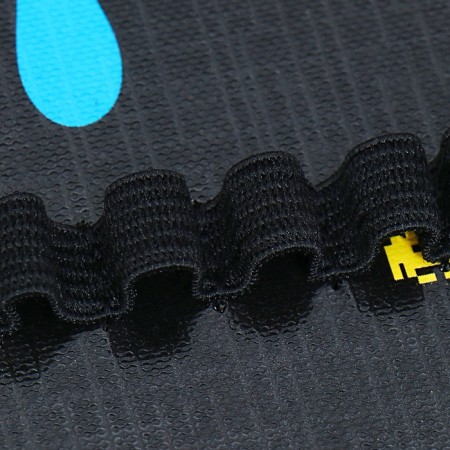 Penal 1 section, 140 x 200 x 40 mm, 2 folding strips, fabric, Hatber "Old Gamer" Black/Yellow NPK_74290-5