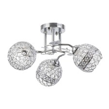Roxanne chandelier 3he27 40W chrome 58x58x27 cm Bayerlux