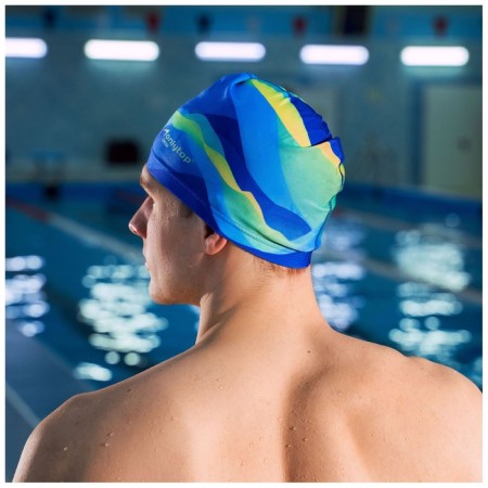 Hat of swimming adult Onlytop Swim, fabric, girth 54-60 cm-4