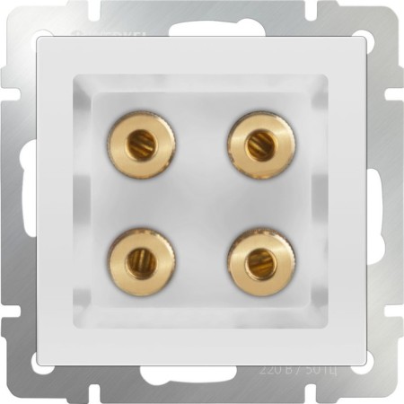 Acoustic socket WL01-AUDIOX4, white color