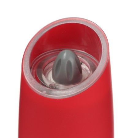 Electric mill Luazon Let-005, gravitational, plastic, from batteries, red-5