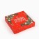 Folding box “Happy New Year!”, Branches, 14 x 14 x 3.5 cm, new year