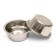 A set of 2 bowls on a stand, 2 x 900 ml