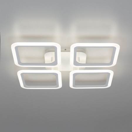 Ceiling chandelier Citilux "Marcel" CL232140R, 4x17.5W, LED, white color-6