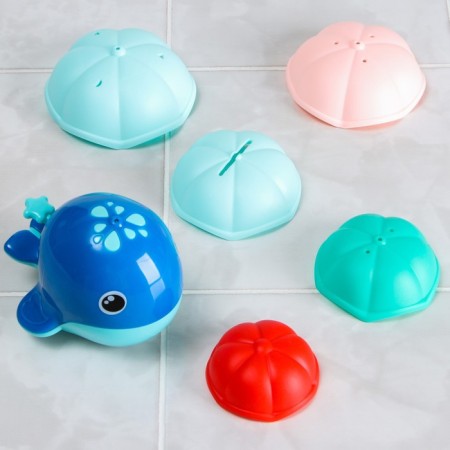 A set of bath toys "Kitenok", spray + cups, color mix-1