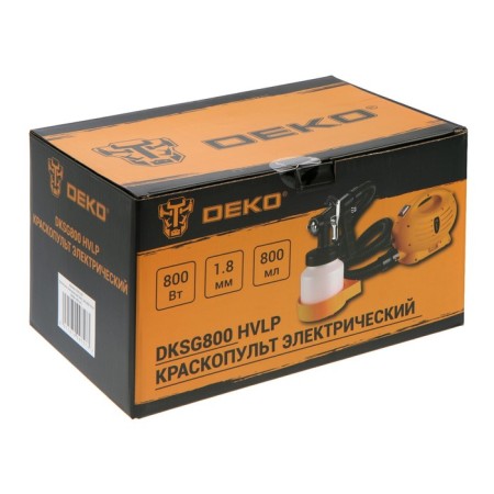 Electric DKOSG800 HVLP, 800 W, 800 ml, 32000 rpm, 1.5 mm stool, 800 W.-9