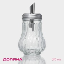 Glass sugar tower with a dispenser of the share 