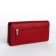 Women's wallet on a magnet, burgundy color