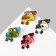 Brooch "Sheep" cartoon, color mix in ferrous metal (indivisible packing 12 pcs., Price per pcs.)