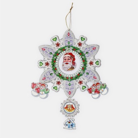 Decorative decoration (suspension) "Snowflake" 50x40 cm-1