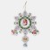 Decorative decoration (suspension) "Snowflake" 50x40 cm
