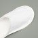 Disposable slippers, fleece, white, closed cape, size 42