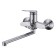 Bath mixer "RMS" SL121-006E, pour 350 mm, shower set, brass, chrome