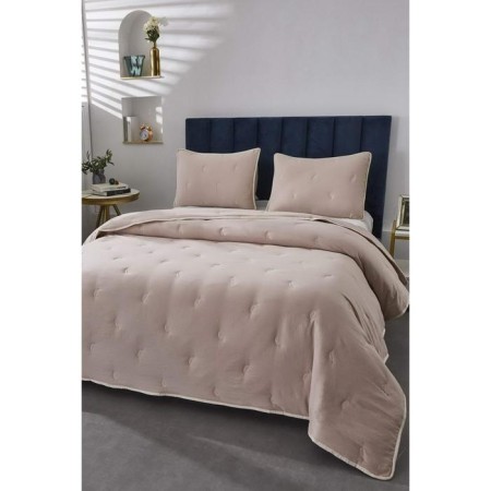 A set with a covering “Erica”, size 160x220 cm, 50x70 cm, color ash rose-2