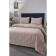 A set with a covering “Erica”, size 160x220 cm, 50x70 cm, color ash rose