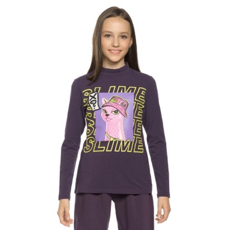 Jumper for girls, height 116 cm, blueberry color