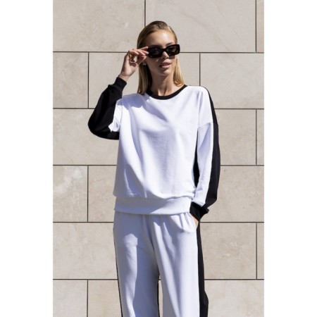 Female set: trousers, sweatshirts, size 52