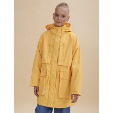 Vetrovka for girls, height 116 cm, yellow color