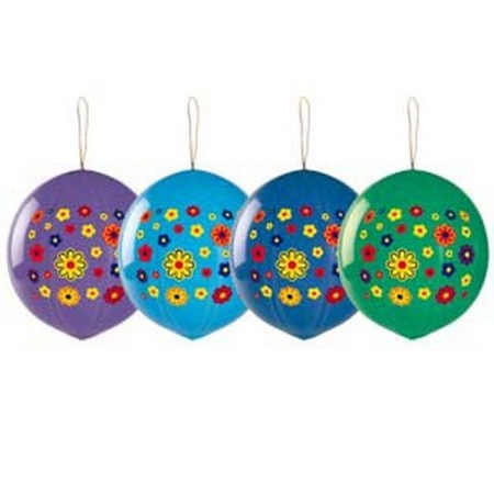Shar Latex 18 "Flowers", Punch-Bull, set 25 pcs., Mix colors-4