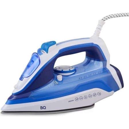 Iron BQ SI1002, 2600 W, ceramic sole, 30 g/min, 320 ml, white-blue-1