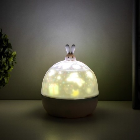 Night-designer Led USB Bunny White 12x12x15.5 cm Risalux-19
