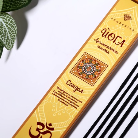 Incense "yoga sandal", 20 sticks in packaging-1