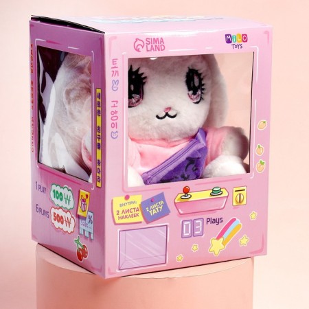 Soft toy "sleep and soyons" Bunny with a handbag-5