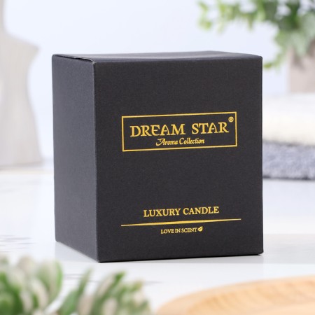 Aromatic candle in a glass "Dream Star", a flower of passion, 7x8 cm-2
