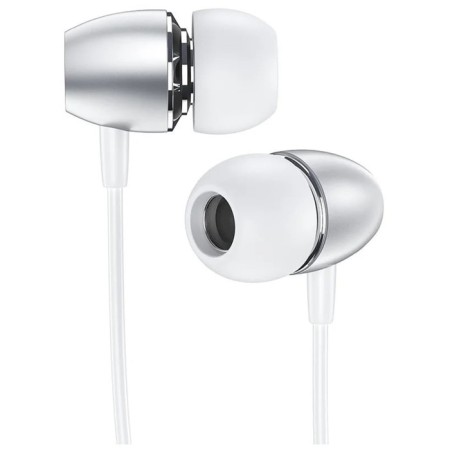 Headphones Borofone BM57 Platinum, vacuum, microphone, jack 3.5 mm, cable 1.2 m, gray-2