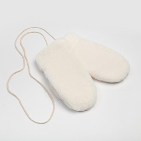 Women's mittens minku "Tender", rr 22cm, col. lactic