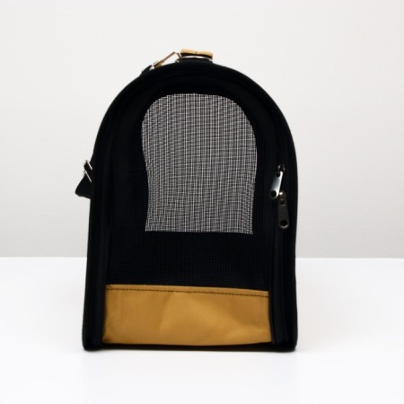Bag - Animal carrying "Smile", brown, size L, 53 x 21 x 29 cm, brown-4