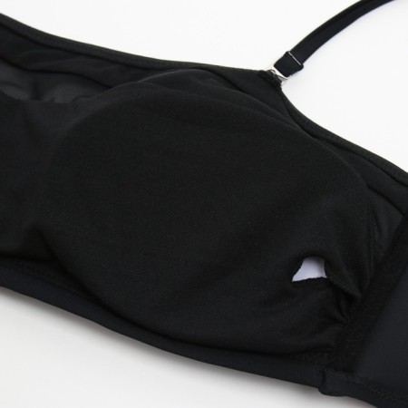 Female Separate swimsuit with the Bando Bando Lypho Color Black, size 46-7