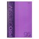 A4 notebook, 96 sheets in a cage, progressive, plastic cover, block 65 g/m2, purple