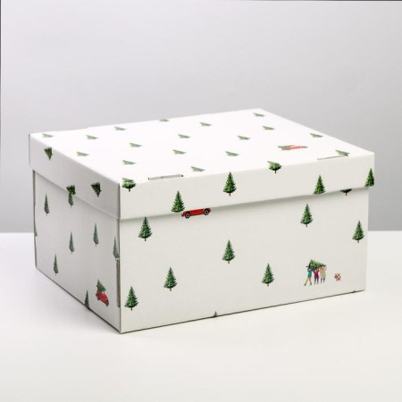 Folding box "New Year", 31.2 x 25.6 x 16.1 cm, New Year-1