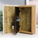 Safe-book wood to the leatherette "Blue Patterns" 21x13x5 cm