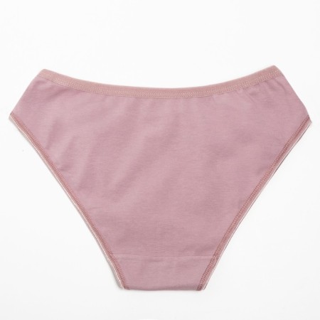 Panties Female slips with lace, Mokko color, size 52-54 (xxl)-4
