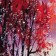 Acrylic painting "Spring in the village" 39.5x60 cm